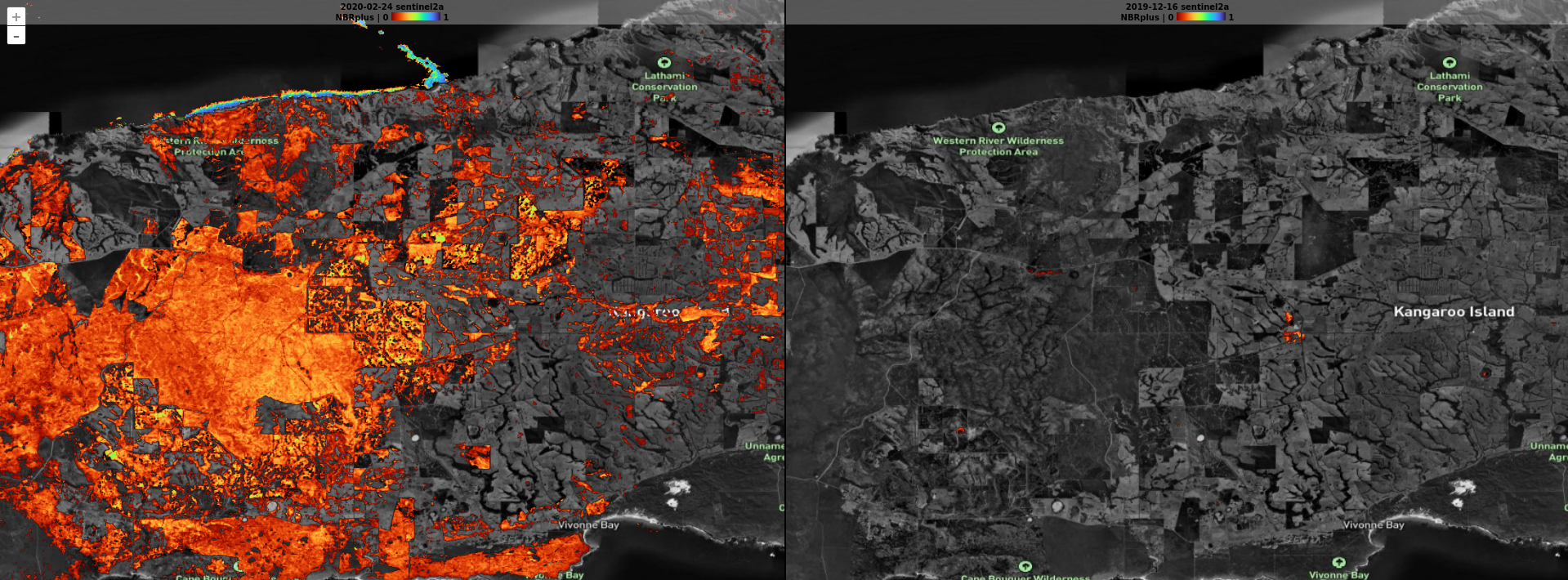 Comparison of NBR+ on 2020-02-24 and 2019-12-16