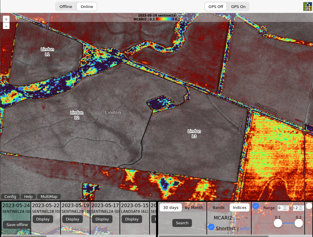 Initial setup for examining emerging crops